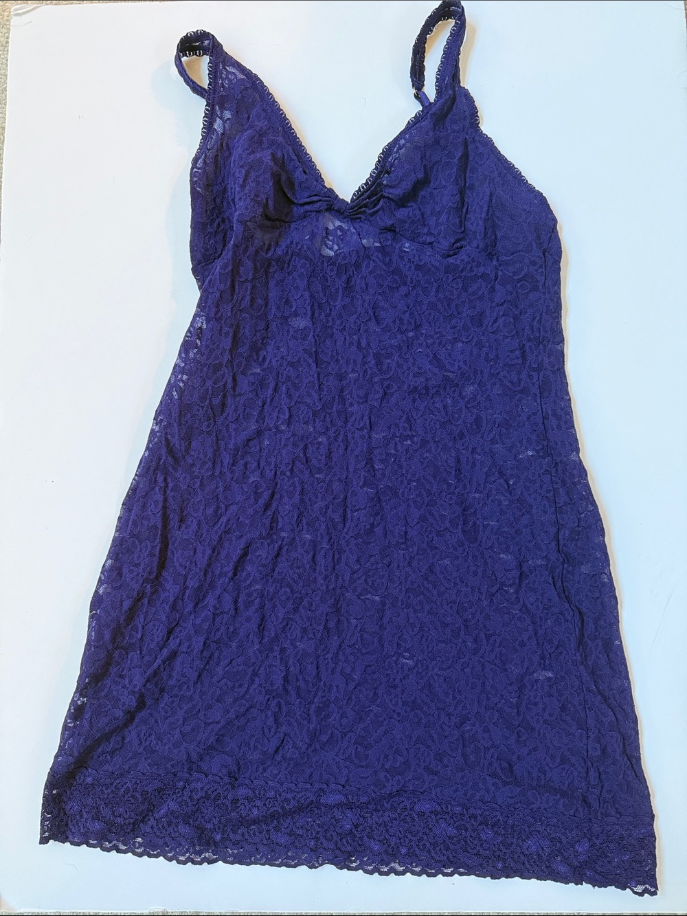 Victoria's Secret the Lacie Deep Purple Lace Teddy